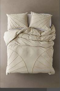 Juego de Ropa de Cama Queen Size 100% Algodón, Incluye Sábana, Funda de Almohada y Funda Nórdica para Uso en Casa, Hotel u Hospital, Portátil - Product Image 1