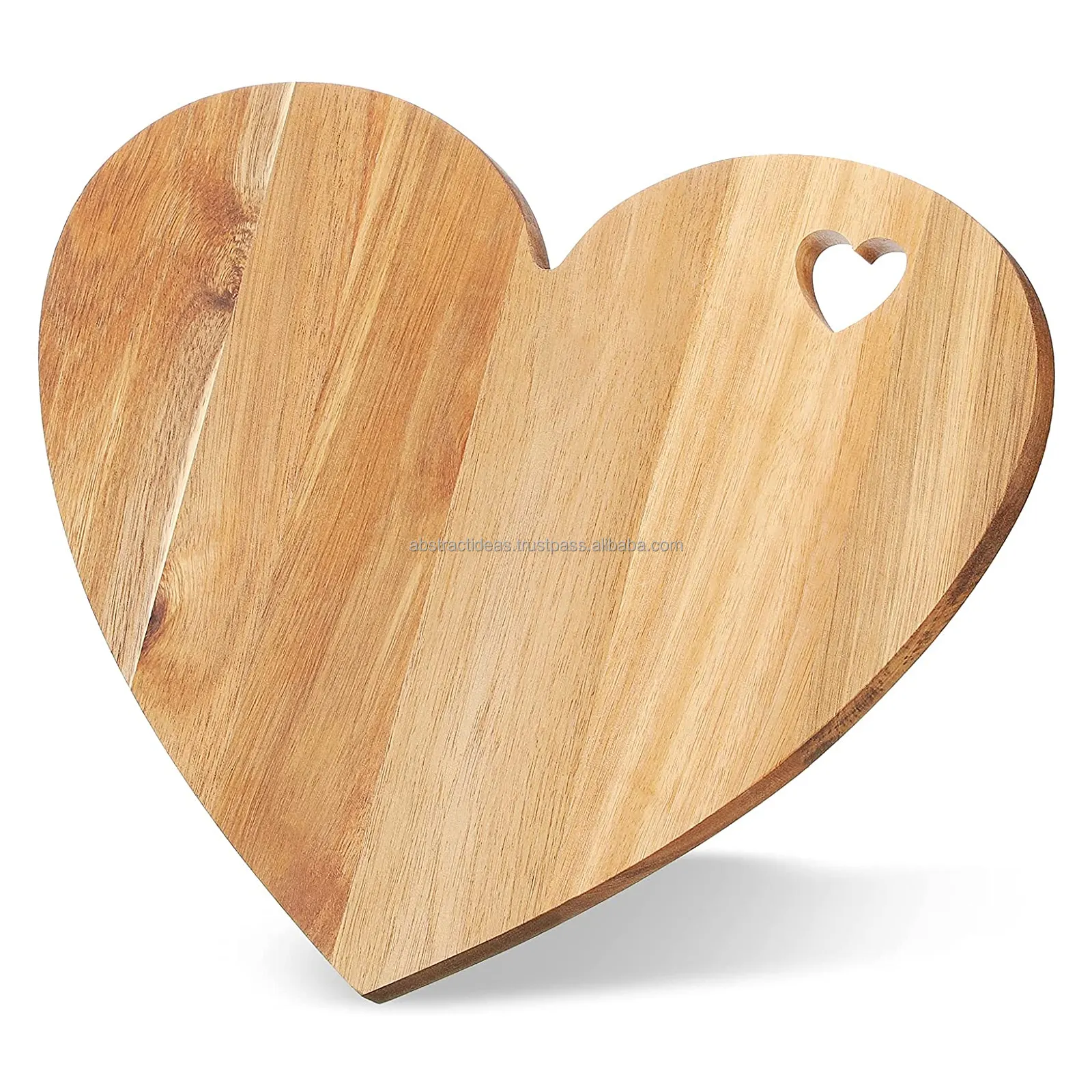 Tábua de madeira, venda quente, placa de corte de madeira em forma de coração, placa de cortar, grande, charcuterie, placas de servir