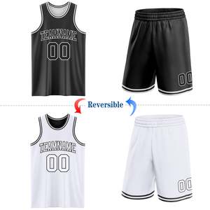 Camisetas de Baloncesto al Por Mayor, Transpirables, Tallas Grandes para Hombre, 100% Poliéster, Ropa Deportiva Sublimada Personalizada de Antique Fashion - Product Image 2