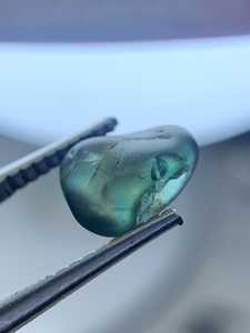 Saphir vert turquoise naturel brut, qualité facettée, pierre précieuse brute pour la fabrication de bijoux, vente en gros - Product Image 3