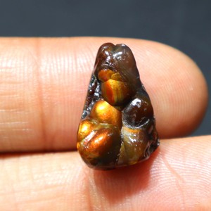 Genuine <b>Fire</b> Agate Loose <b>Stone</b> Natural Earthy Tone <b>Fire</b> Agate Gemstone Handmade Healing Crystal <b>Fire</b> Agate Jewelry Making - Product Image 3
