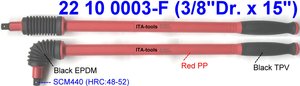 Manche isolé flexible VDE-GS de 3/8 po x 15 po avec embout Torx – Prise en charge OEM et DIY – Outils ITA - Product Image 2
