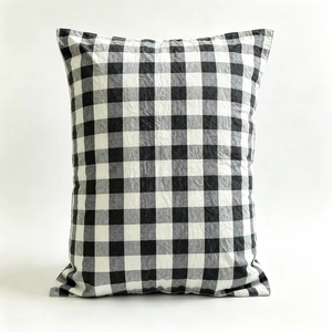 Housse de coussin à rayures dorées et noires, douce, pour voiture, décoration de salon, housse de coussin décorative - Product Image 1