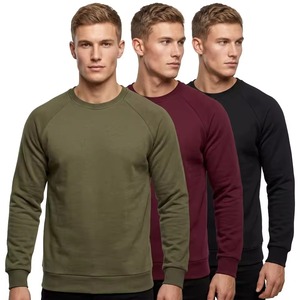 Sudadera de Cuello Redondo para Hombre, Forrada de Felpa Suave, para Invierno, Deportiva, Resistente al Viento, Ecológica, Mezcla de Algodón Premium - Product Image 6