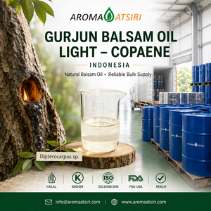 Huile essentielle d'Arôme Atsiri Gurjun Balsam, légère, 100% pure, distillée à la vapeur - Huile essentielle naturelle d'Indonésie - Product Image 1