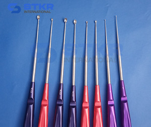 Curetas Cervicales para Ortopedia, Instrumentos Quirúrgicos para Columna Vertebral, Mejor Calidad, 8 Piezas - Product Image 4