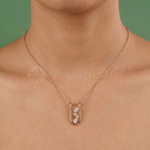 Nuevo Diseño de Colgante de Diamante Redondo y Ovalado Creado en Laboratorio en Oro Sólido de 10K, 14K y 18K, Joyería Fina para Mujer - Product Image 3