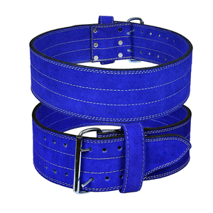 Professional Powerlifting Leather Belt for Gym Weightlifting Training <b>Equipment</b> with Thick Leather and <b>Secure</b> Buckle Fit Design - Product Image 5