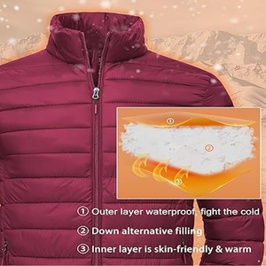 Custom Design Winter <b>Warm</b> Thick Bomber Nylon Puffer <b>Jacket</b> for Men - Product Image 6