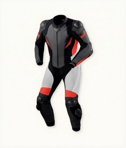 Traje de Motociclismo Mevit Control para Hombre, de Cuero Vacuno/Canguro, de Una Pieza, para Pista/Montar en Moto, Mono de Carreras de Cuero, Homologado por la CE, Todas las Tallas - Product Image 1