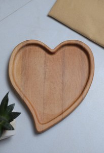 Tazón de Madera en Forma de Corazón para Dulces, Chocolates y Bocadillos, Tazón de Madera Hecho a Mano Ecológico para Servir - Product Image 3