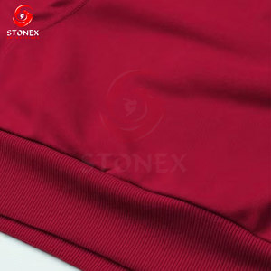Sweat à capuche pour homme de haute qualité, col en polaire uni, 100% coton, saison hivernale, vente en gros, logo personnalisé, écologique, doublé - Product Image 4