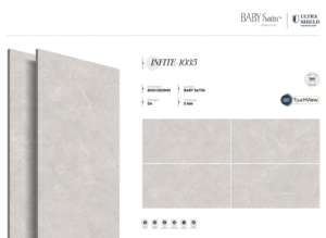 Carreaux de sol et de mur en porcelaine satinée de luxe pour bébés, format 800x1600, 1200x1800, 750x1500 mm, grandes dalles pour villa, hôtel et bureau - Product Image 3