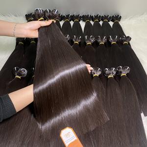Extensions de cheveux de trame droite soyeuses vietnamiennes de haute qualité 100% naturelles sans enchevêtrements sans perte - Product Image 4