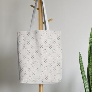 Sac à bandoulière de luxe à imprimé feuilles pour un usage quotidien, en coton pur de haute qualité, magnifique sac à bandoulière avec deux poignées, fabriqué en Inde - Product Image 2