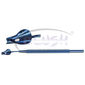 Guía de espátula DSAEK Buzin, instrumento oftálmico para implantación de endotelio corneal, herramienta de queratoplastia de Blush Surgical - Product Image 1