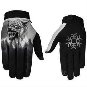 Guantes de carreras MX personalizados 2025, Material de cuero transpirable, Impresión de pantalla táctil, compatibles con guantes de motocicleta al aire libre - Product Image 2