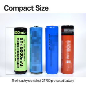 Batterie rechargeable ZeroBeam 21700 Lithium-ion 5000mAh 15A à décharge élevée avec circuit de protection de sécurité, cellule Samsung - Product Image 6