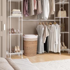 Panier rond en jacinthe d'eau naturelle et corde, fait main, pour rangement, vente en gros, écologique, fabriqué au Vietnam - Product Image 5