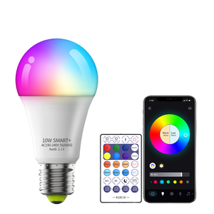 Wiscoon Chất lượng cao thông minh ánh sáng RPG 9W Wifi + Bluetooth Đèn Wifi COB Bluetooth Loa RGB năng lượng mặt trời dẫn bóng đèn - Product Image 1