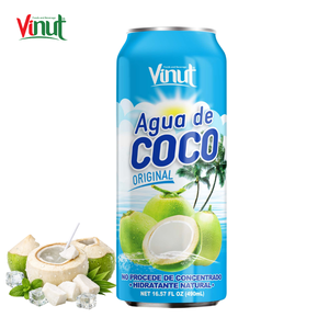 Eau de Coco Originale 490ml en Canette – 100% Pure et Filtrée, Hydratation Naturelle, Origine Vietnam, Échantillon Gratuit, Prix Compétitif - Product Image 1