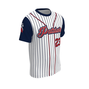 Maillot de baseball personnalisé à col rond, manches courtes, uniforme d'équipe pour les écoles, les clubs, les ligues, avec logo, nom et numéro - Product Image 4