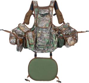 Custom Double-sided Wear Green Woodland <b>Camo</b> <b>Camo</b> Hunting Vest Hunting Vest - Product Image 2