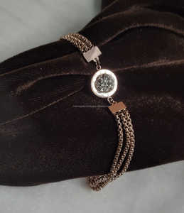 Pérou Bracelets de bijoux en cristal doré électrolytique en acier inoxydable de qualité supérieure dernière conception pour hommes et femmes en gros - Product Image 3