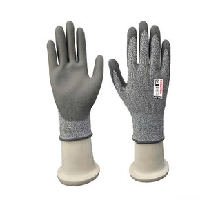 Level 5 Anti-Vibration Cut Resistant Nitrile Work <b>Gloves</b> Stainless Steel Coated Palms Flexible Durable Breathable Latex-free No - Product Image 6