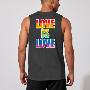 เสื้อกล้ามผู้ชายผ้าฝ้ายรักษ์โลก ปักลายเสื้อโชว์กล้าม - Product Image 2