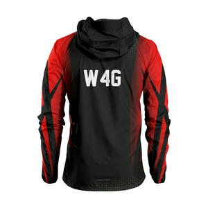 Vestes coupe-vent à capuche unisexes décontractées personnalisées pour le printemps, écologiques, respirantes, à séchage rapide, 100% nylon enduit, vêtements d'extérieur pour hommes - Product Image 5