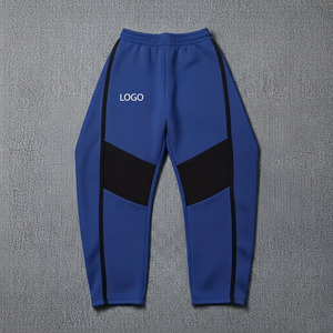 Custom Blank High Quality Baggy Straight Leg Acid Washed Polyester/Cotton Fleece Sport Casual Elastic Waist Heavyweight <b>Jogger</b> - Product Image 1