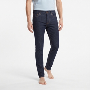 Jeans en denim classiques pour garçons, coupe régulière, couleur unie, jeans décontractés élégants, pantalons de mode en gros - Product Image 3