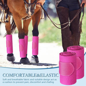 Vendas de fábrica de vendas elásticas transpirables para caballos más vendidas, vendas de polo para caballos de material personalizado - Product Image 5