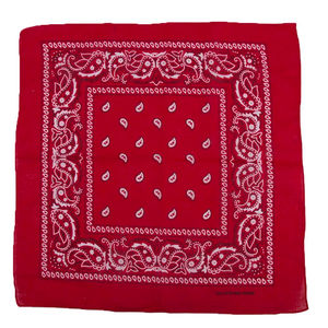 Bandanas carrés 100% coton imprimés sur mesure avec logo, taille personnalisée, respirants, impression numérique toutes saisons, fabricant - Product Image 1