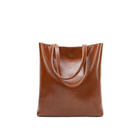 Sac fourre-tout en cuir véritable pour femme, style crocodile minimaliste, deux sangles, léger, ouverture supérieure, usage quotidien décontracté, durable, 3L Plus