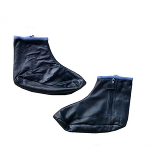 Hot Selling Premium Quality Winter Men Genuine Leather Prayer <b>Socks</b> <b>Black</b> Colors Breathable Custom Made - Product Image 3