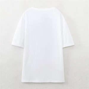 Camisetas Cortas de Verano para Mujer, Transpirables y de Secado Rápido, 100% Algodón Ecológico, Corte Regular, Estilo Casual, Directo de Fábrica en Pakistán 2025 - Product Image 2