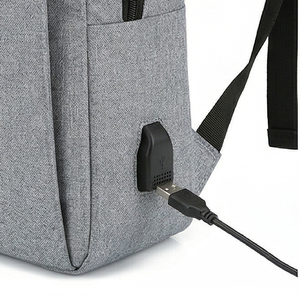 Slim Laptop <b>Backpack</b> for Men Women Business Travel Bookbag with USB Charging Port Water Resistant <b>College</b> School - Product Image 4