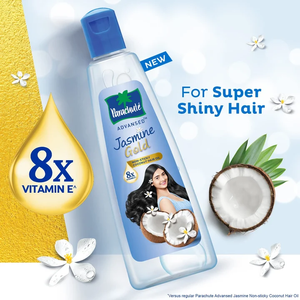Coffrets de Soins Capillaires à la Fragrance de Jasmin Herbal, Huile Capillaire à la Noix de Coco, Nourrissant en Profondeur à la Vitamine E, Rehausseur de Brillance, Texture Légère, Trois Cent M - Product Image 1