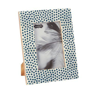 Cadre photo en os incrusté, artisanat très demandé, technique de polissage, style nautique et animalier, décoration intérieure - Product Image 3