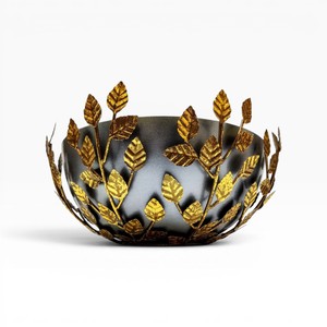 High Quality White <b>Chocolate</b> Bowl with Leaf Sculpture Customizable <b>Chocolate</b> Accessories Supplier Custom Sizes Color Available - Product Image 4