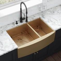 Évier de cuisine de luxe en laiton massif, fait main, cuve profonde, design élégant, idéal pour les projets de cuisines résidentielles et commerciales haut de gamme - Product Image 6