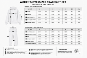 Conjunto de Sudadera con Capucha Extra Grande y Pantalones Deportivos de Pierna Ancha para Mujer, de Algodón Sólido Premium, Transpirable y Ecológico, 340g, Estilo Casual de Invierno - Product Image 6