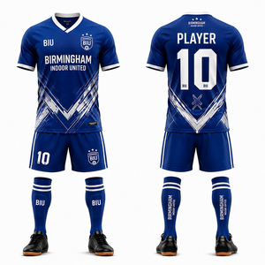 Tenues de football pour jeunes, ensembles personnalisés par sublimation, kits d'entraînement pour enfants, vêtements d'équipe légers et anti-humidité - Product Image 1