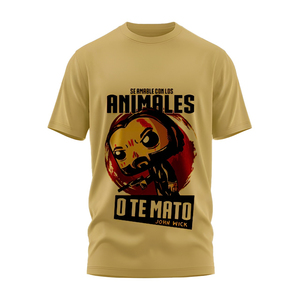 T-shirt décontracté pour homme SAMI 100 % coton à manches courtes, motif soleil imprimé, logo gaufré au dos, respirant et anti-boulochage - Product Image 6