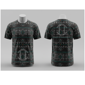 Camiseta de Manga Corta con Estampado de Grafiti para Hombre, Cuello Redondo, Corte Regular, Estilo Urbano, Tejido de Punto, 100% Algodón, Transpirable, 180g, Transferencia Térmica - Product Image 5