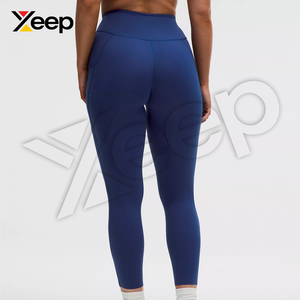 กางเกงเลกกิ้งสำหรับผู้หญิงแบบเต็มตัว ทนทาน เรียบง่าย เอวยางยืด รุ่น XC-WL-15 ซับเหงื่อ แห้งเร็ว ระบายอากาศได้ดี - Product Image 2