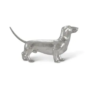 Sculpture d'animal en métal élégante faite à la main, figurine d'animal en métal de luxe au style premium, décoration moderne, sculpture polie moderne - Product Image 1