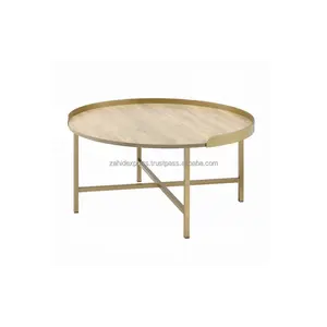 Mesa de Centro de Metal de Altura Ajustable, Muebles Modernos para Sala de Estar, Mesa de Centro de Metal Extensible, Muebles Modernos para Interiores Zahid - Product Image 4